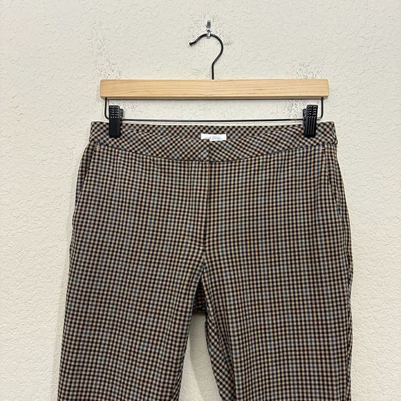 J. JILL Premium Bi-Stretch Gingham Plaid Trouser Dress Pants Multicolor - Picture 2 of 11